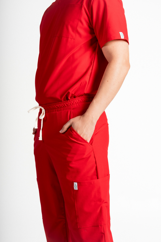 Pantalón Althea Colors Rojo Carmesí para hombre