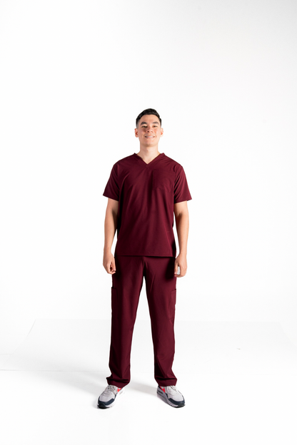 Pantalón Althea Basics Borgoña para hombre