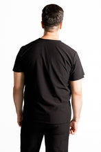 Negro Infinito Casaca médica Althea Basics para hombre