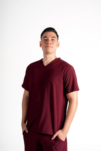 Filipina Althea Basics Borgoña para hombre