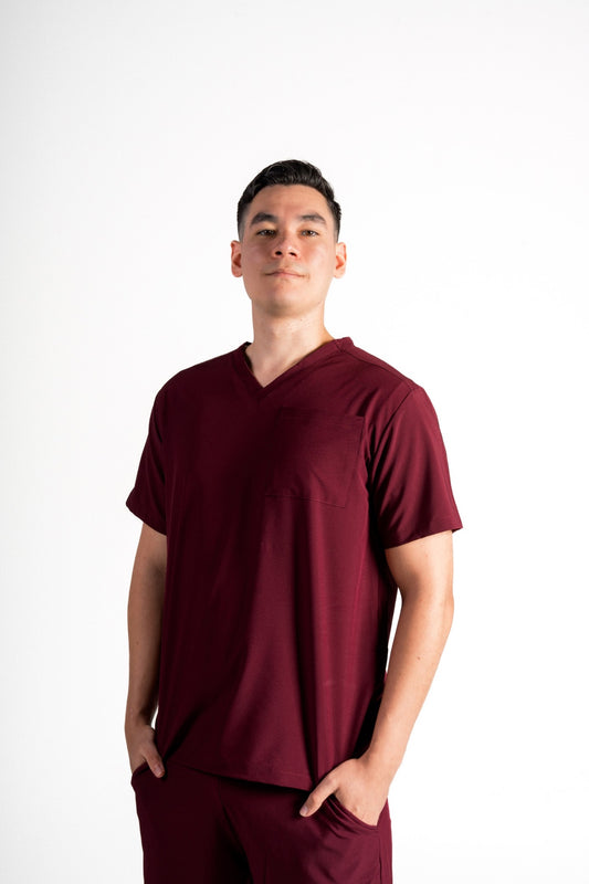 Filipina Althea Basics Borgoña para hombre