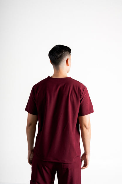Filipina Althea Basics Borgoña para hombre
