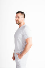 Blanco Ártico Casaca médica Althea Basics para hombre