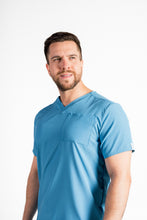 Azul Cerúleo Casaca médica Althea Colors para hombre