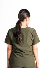 Verde Musgo Casaca médica Althea Colors para mujer