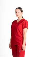 Rojo Carmesí Casaca médica Althea Colors para mujer