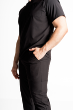 Negro Infinito Pantalón de uniforme médico Althea Basics para hombre
