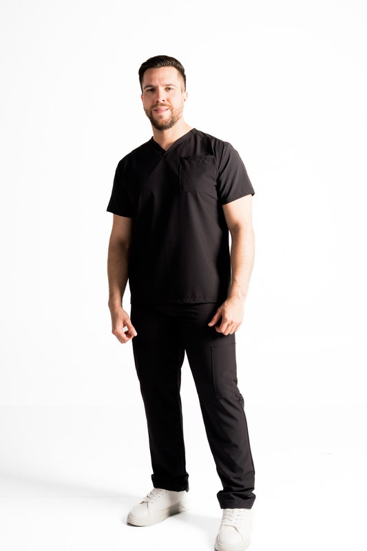 Pantalón Althea Basics Negro Infinito para hombre