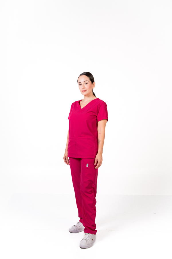 Rosa Bugambilia Pantalón de uniforme médico Althea Colors para mujer