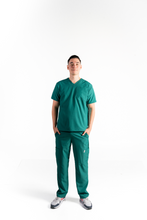 Verde Esmeralda Pantalón de uniforme médico Althea Colors para hombre